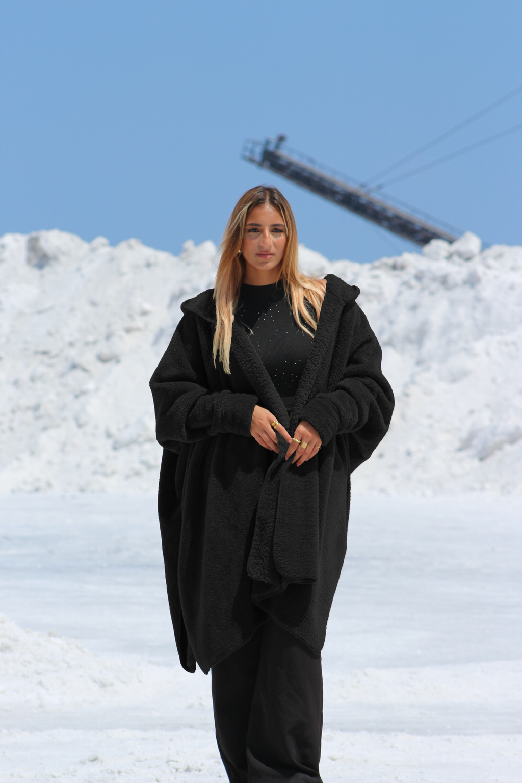 Black Wearable Blanket