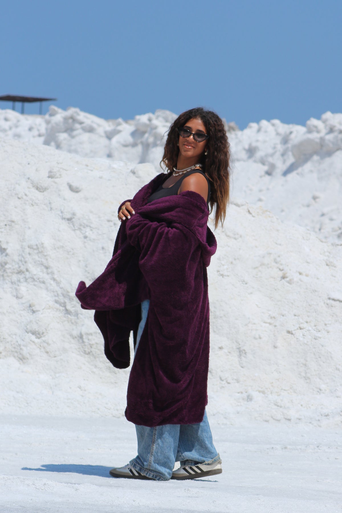 purple Wearable Blanket