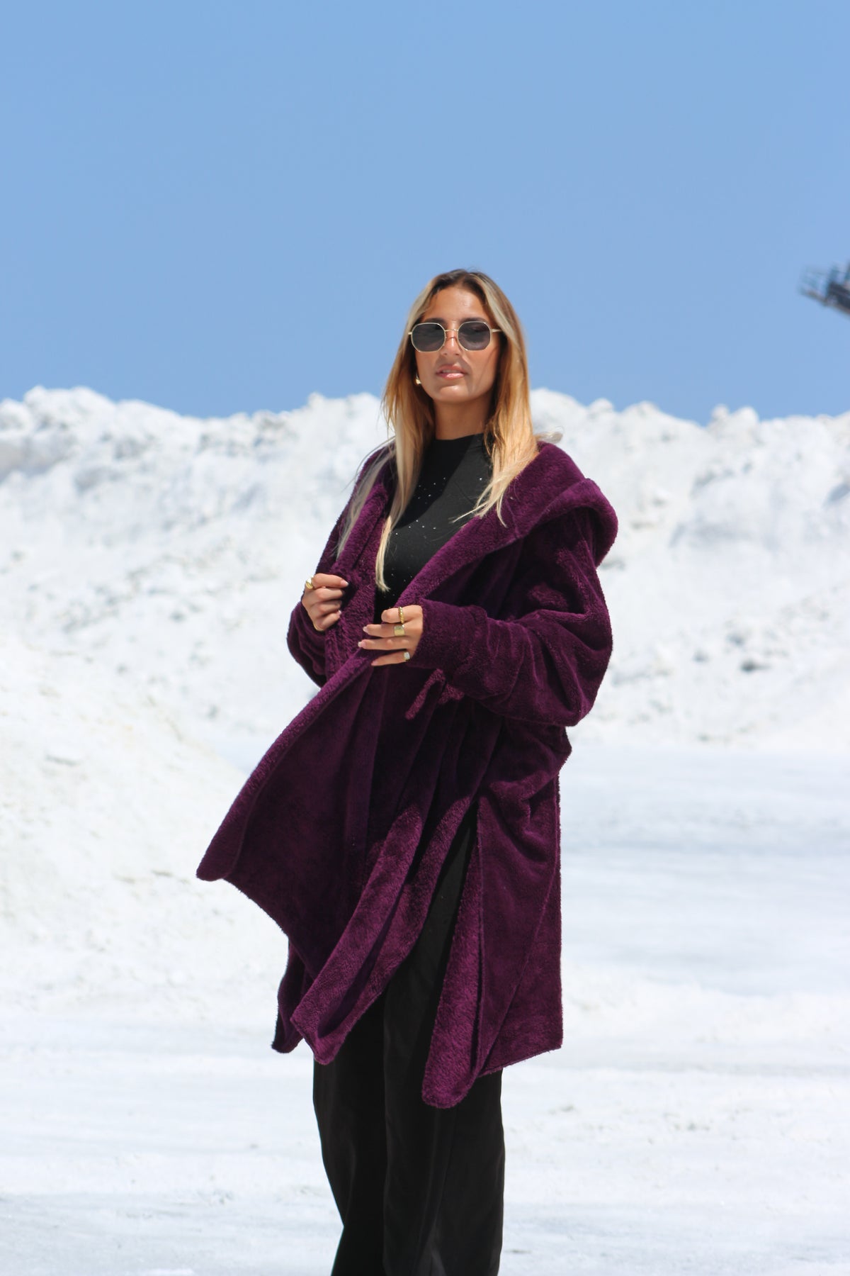 purple Wearable Blanket