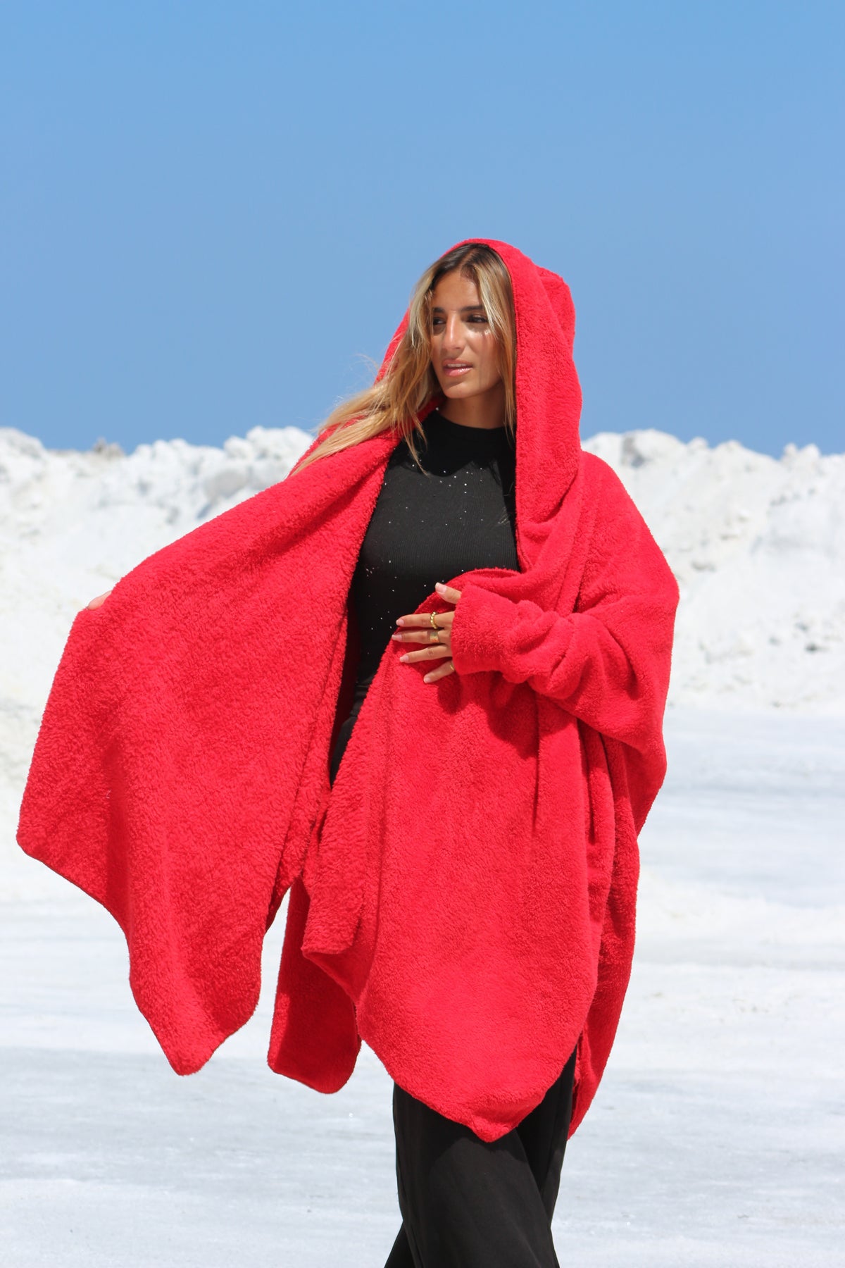Red Wearable Blanket