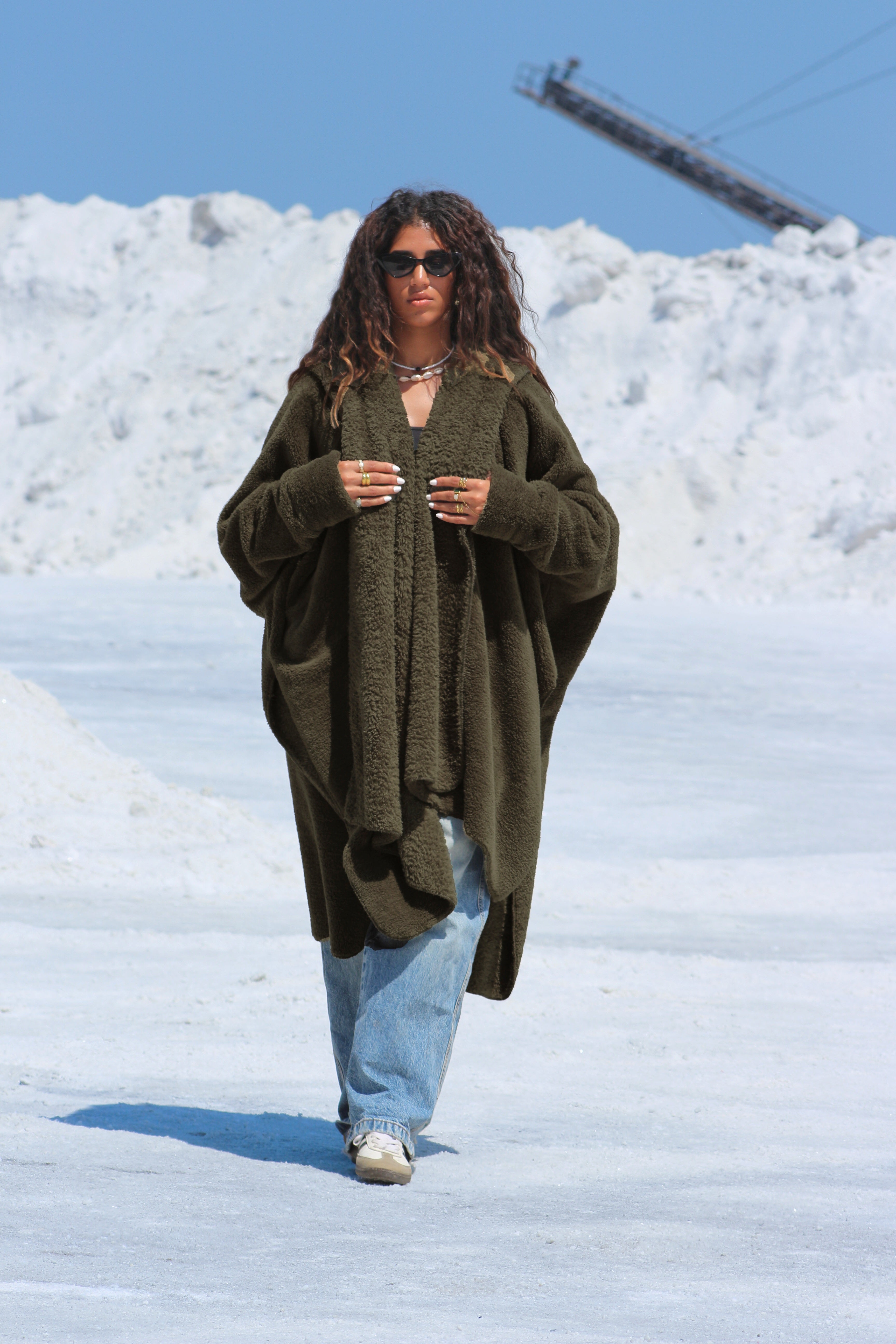 Olive Green Wearable Blanket