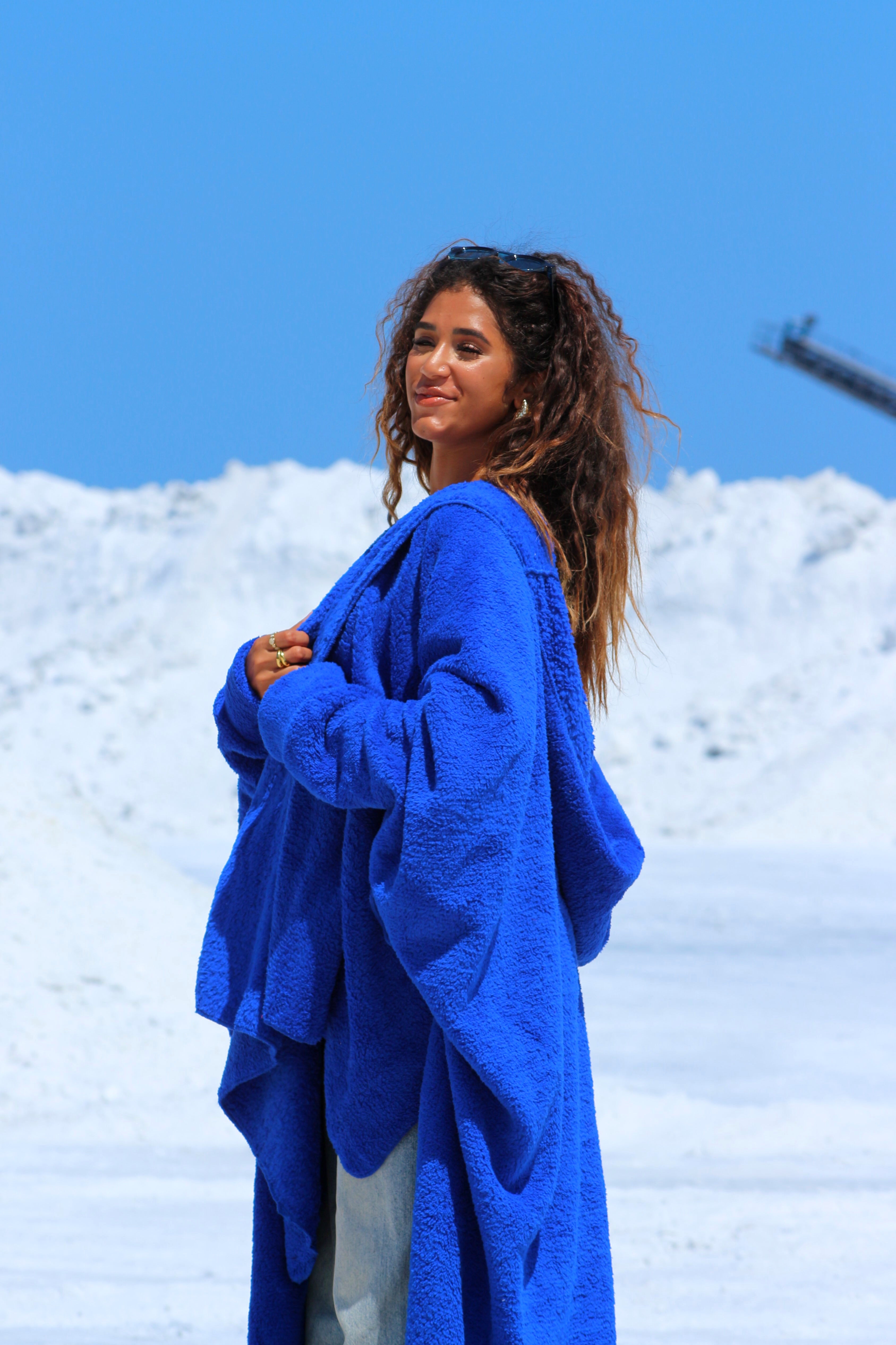 Blue Wearable Blanket